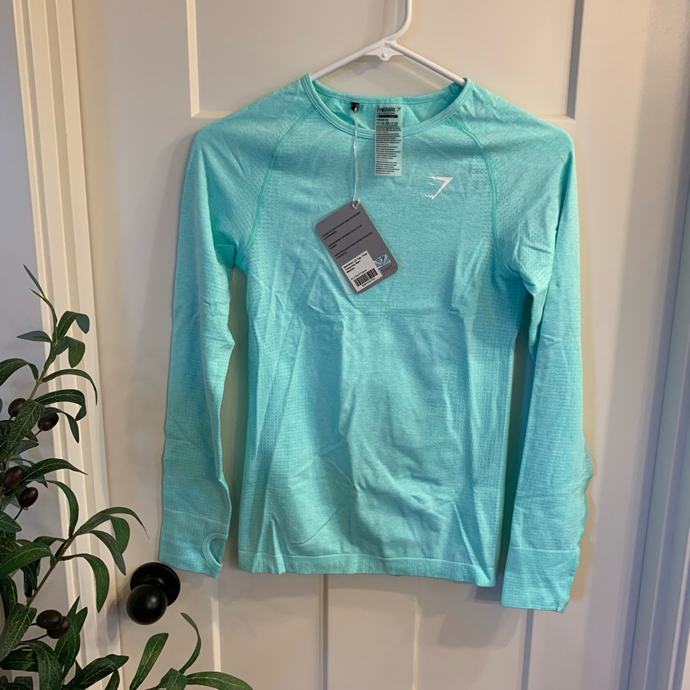 Gymshark seamless long sleeve top.